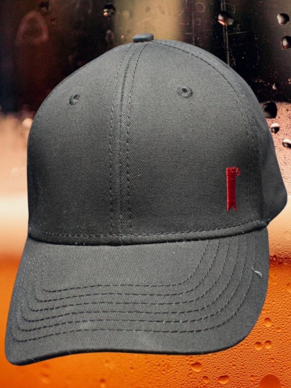 Michelob Ultra Beer Hat Cap Black Adjustable Strap Party